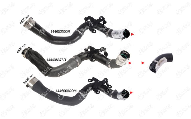 11044 - 144602500R, 144608373R, 144607476R - Turbo Hortumu plastik Boru ...